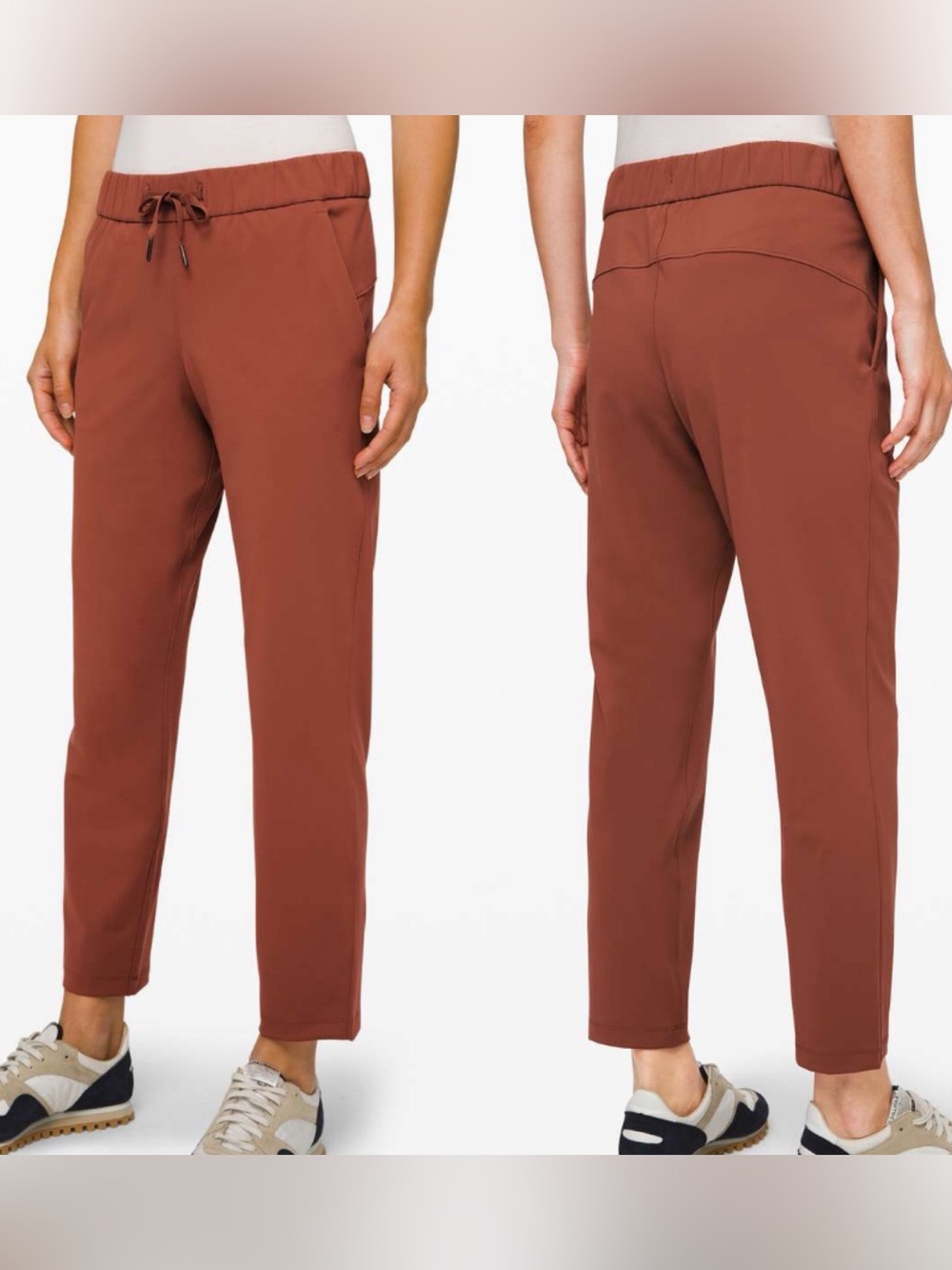 Lululemon On the Fly 7/8 Pant Rustic Clay ankle length athleisure